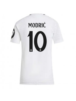 Billige Real Madrid Luka Modric #10 Hjemmedrakt Dame 2024-25 Kortermet